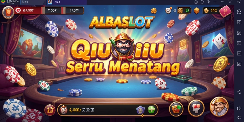 Tampilan gameplay QiuQiu yang menarik di ALBASLOT.