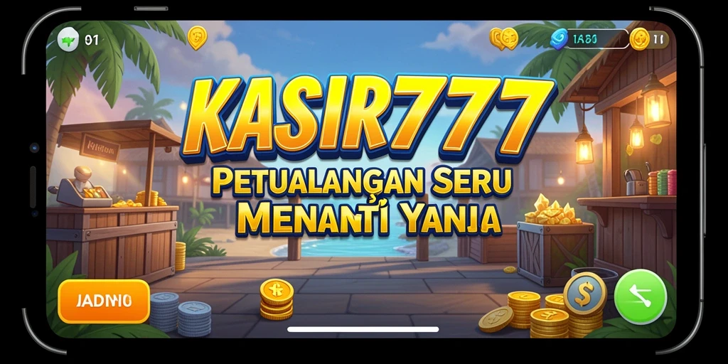 Screenshot menampilkan aksi seru dalam game KASIR777.