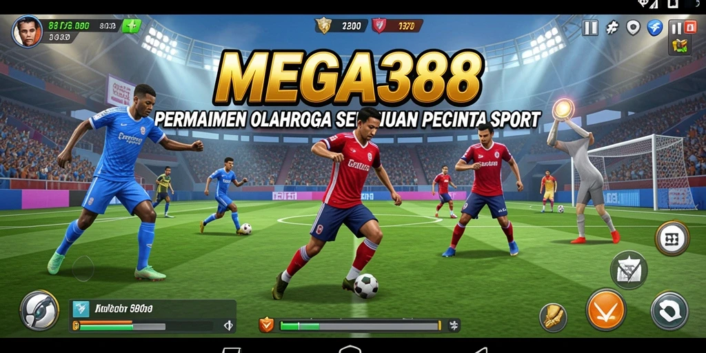 Gameplay seru MEGA388 menampilkan kompetisi olahraga yang menarik.