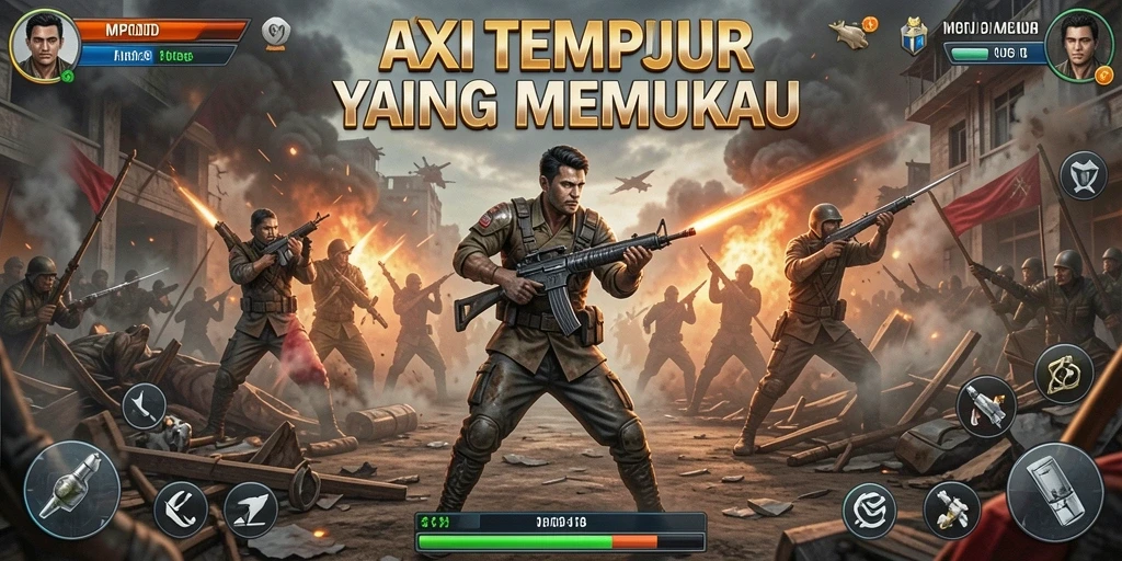 Tangkapan layar MPOID menampilkan aksi tempur yang mendebarkan.